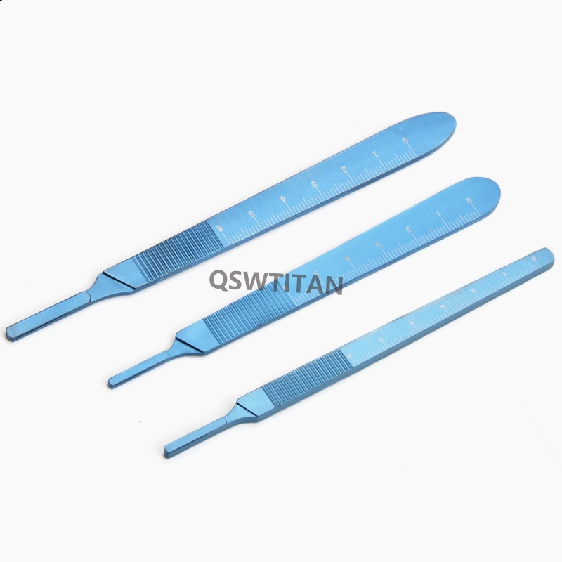 Titanium/stainless Steel Blade Handle Bard-parker Blade Handles Ophthalmic Surgical Instrument Eye Surgical Blade