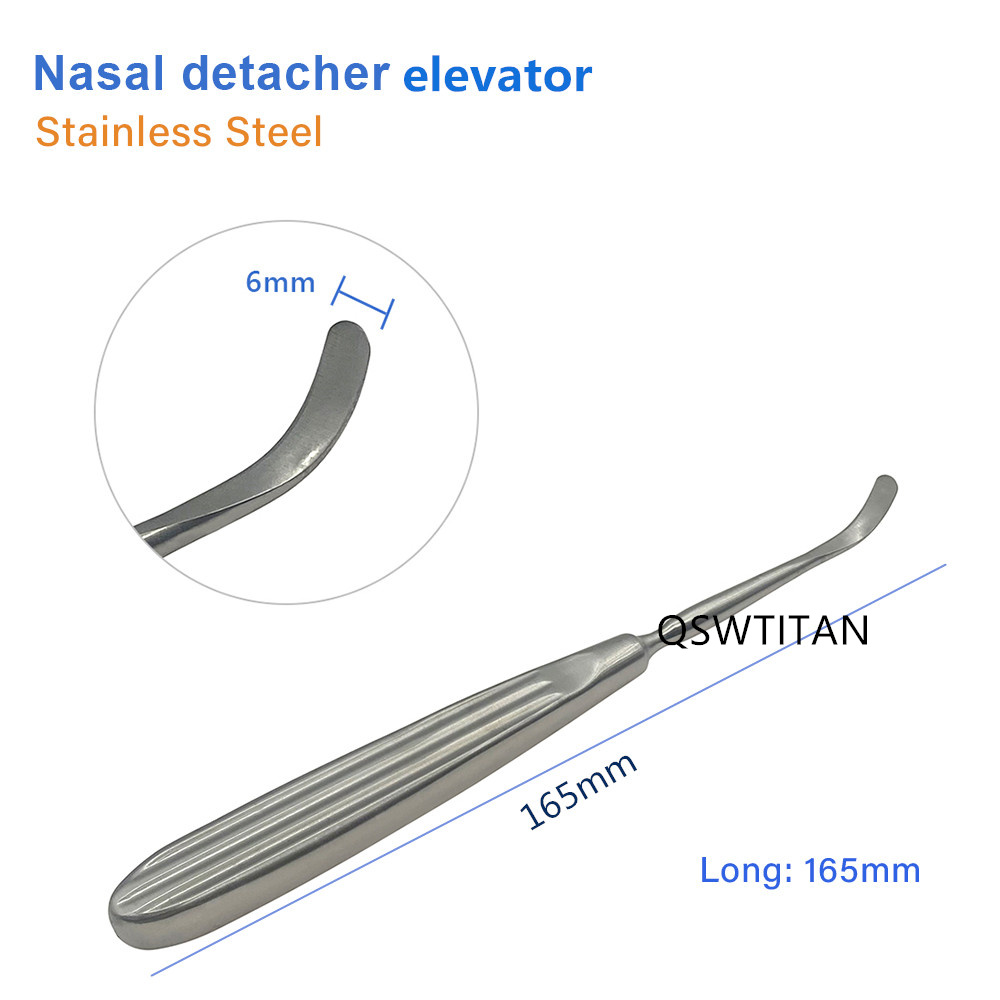 Nose Costal Cartilage Elevators Retractor Stainless Steel Reusable Nasal Septum Elevators Nasal Bones Plastic Instrument