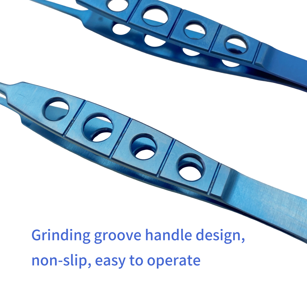 QSWTITTAN Ophthalmic Akahoshi Combo Prechopper Nucleus Crushing Tweezers Eye Microsurgery Instrument