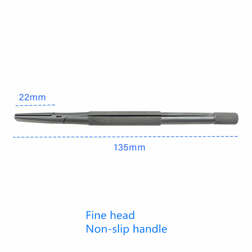 Blade Holder Stainless Steel Ophthalmic Surgical Blade Holder Fixed Clamping Blade Microscopic Instrument