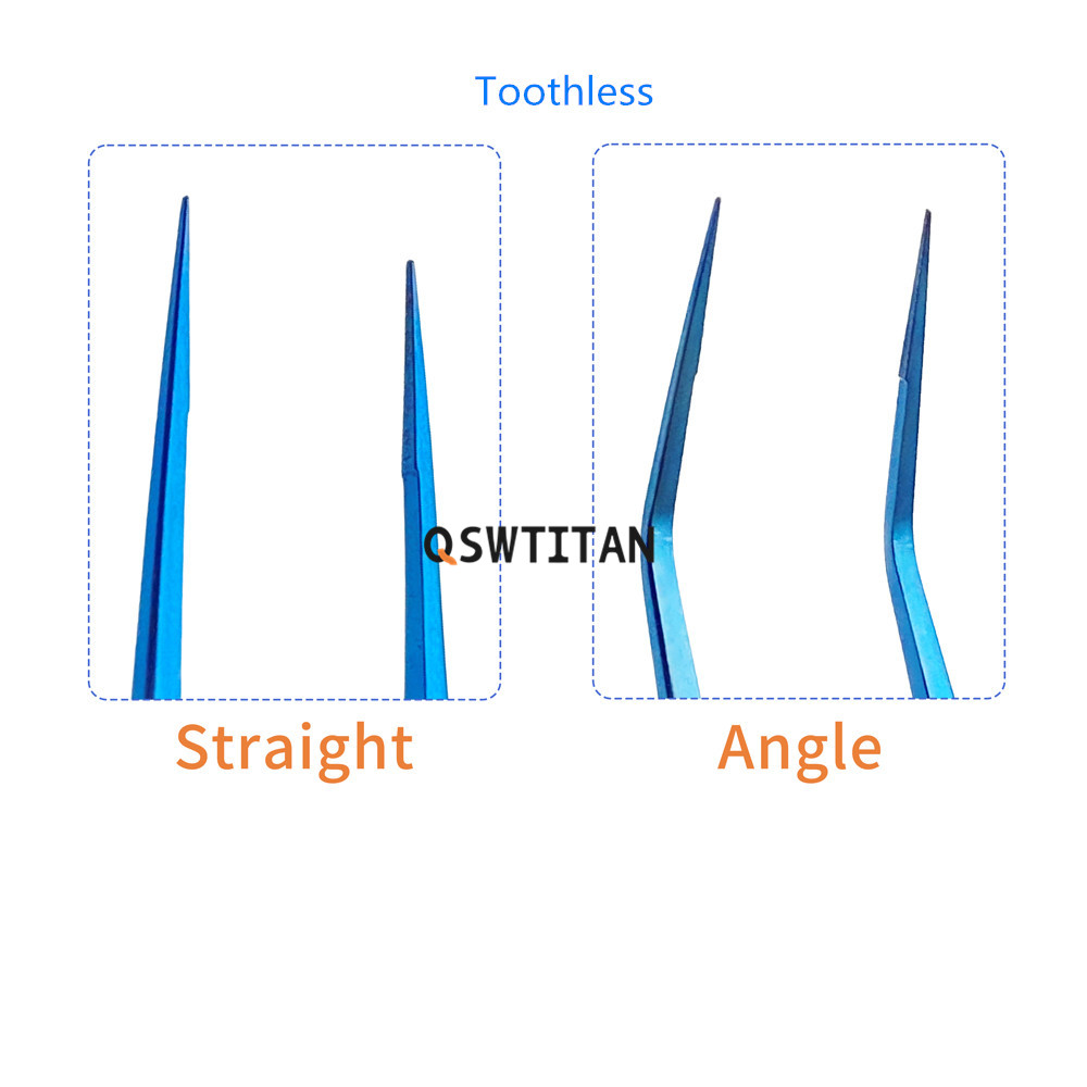 Ophthalmic Micro Tweezers Tying Forceps Tooth Forceps 108mm Microscopic Eye Surgical Instruments