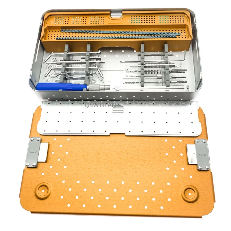 Orthopedic Set Pet Titanium Locking Plate System Orthopedic Veterinary Instruments