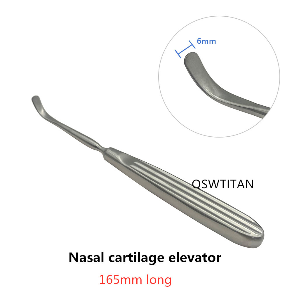 Nose Costal Cartilage Elevators Retractor Stainless Steel Reusable Nasal Septum Elevators Nasal Bones Plastic Instrument