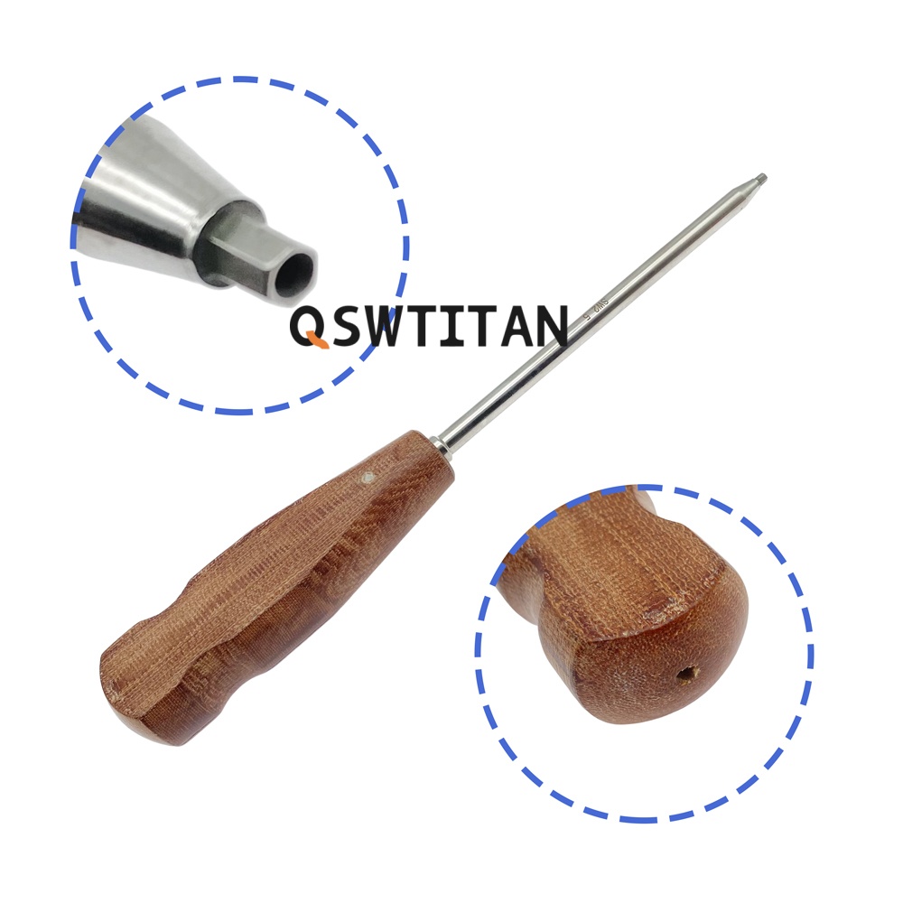 Hollow Cannulated Bone Screw Driver Hex Screwdriver Veterinary Orthopedics Instrument