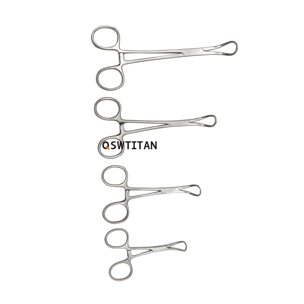 Stainless Steel Cloth Towel Clamp Micro Forceps for Ophthalmic Dentistry Instrument Supplies