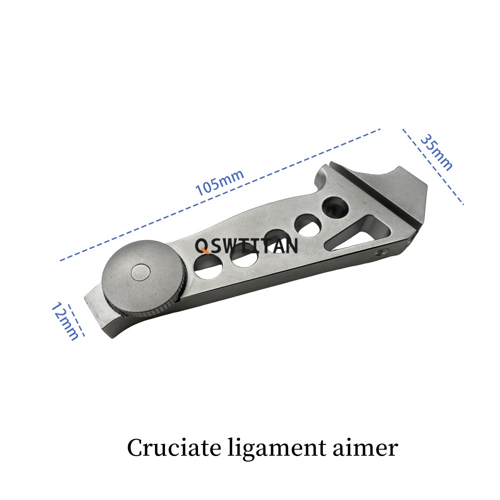QSWTITAN Adjustable C-type Drill Guide Sight Knee Shoulder Femoral Tibia Aimer Guider Pet Orthopedic Surgical Instrument