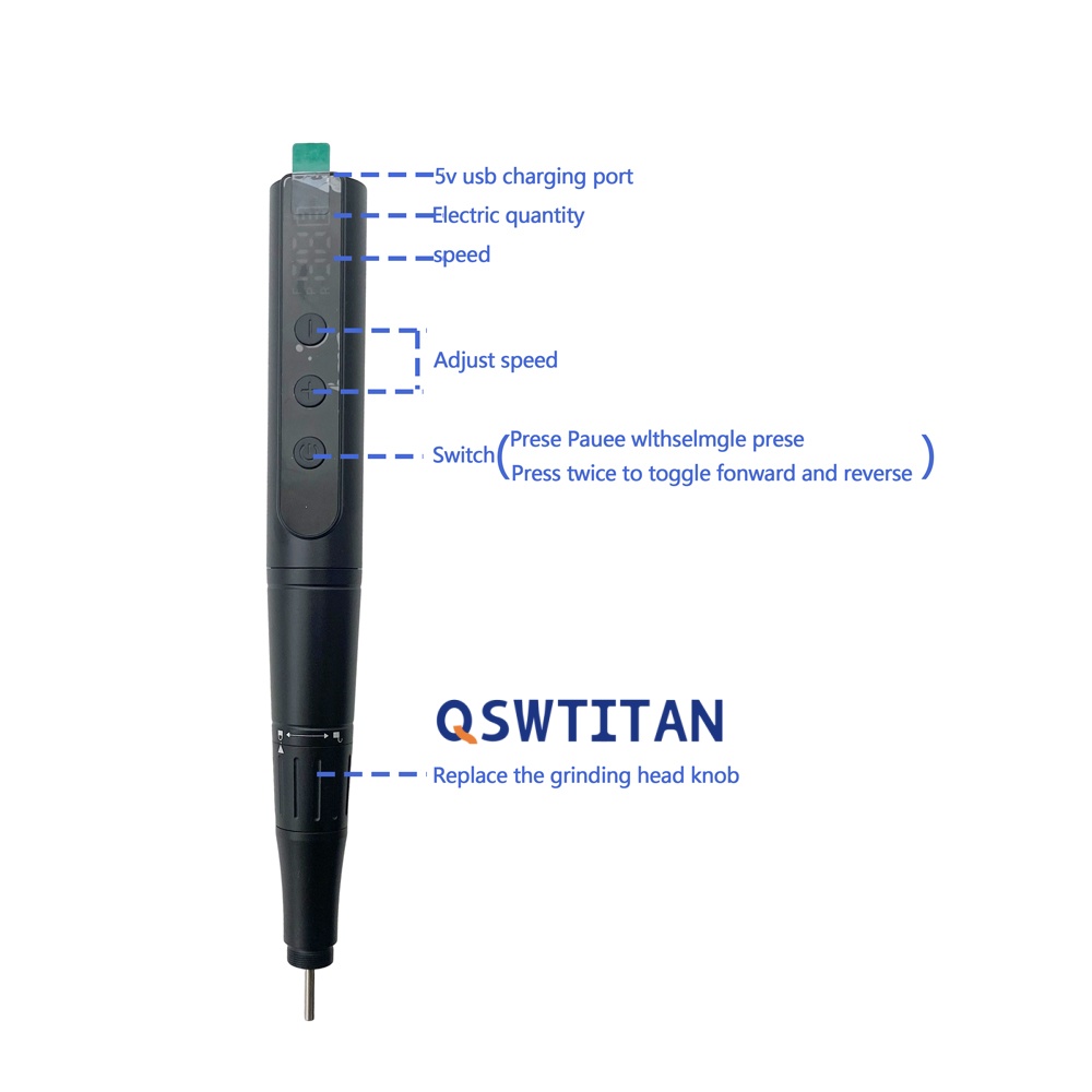 Portable Corneal Small Polisher 0-35000RPM 1 Set Ophthalmic Corneal Polisher Surgical Instruments