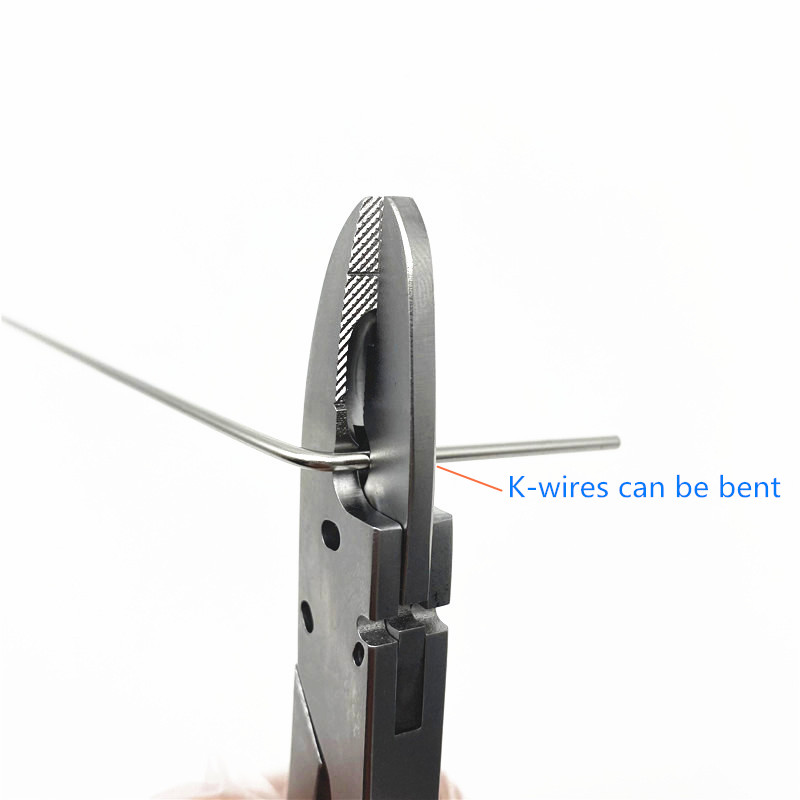 Orthopedic Multifunctional Kirschner Wire Bending Forceps Wire Cutter Bone Scissors Veterinary Orthopedic Bending Instrument