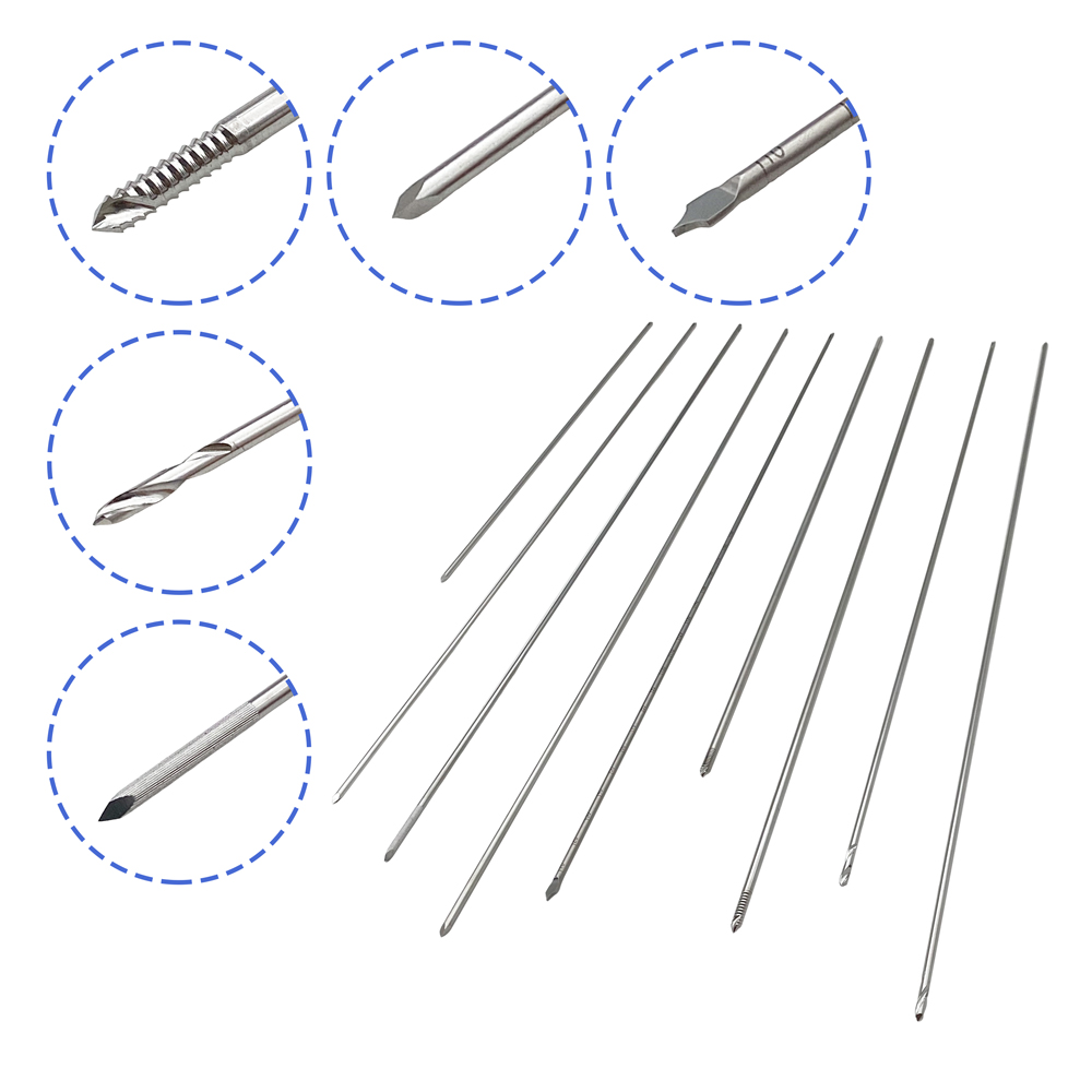 Orthopedic Suture Wire Needle Guide Pin Needle Thread Autoclavable Stainless Steel Orthopedic Pet Surgical Instrument