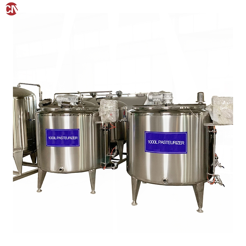 Complete Milk Processing Line Pasteurization Homogenization Filling System for Dairy Production
