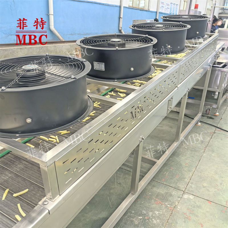 Fully Automatic Industrial Frozen French Fries Machine Snack Food Processing Production Line for Potato Factory