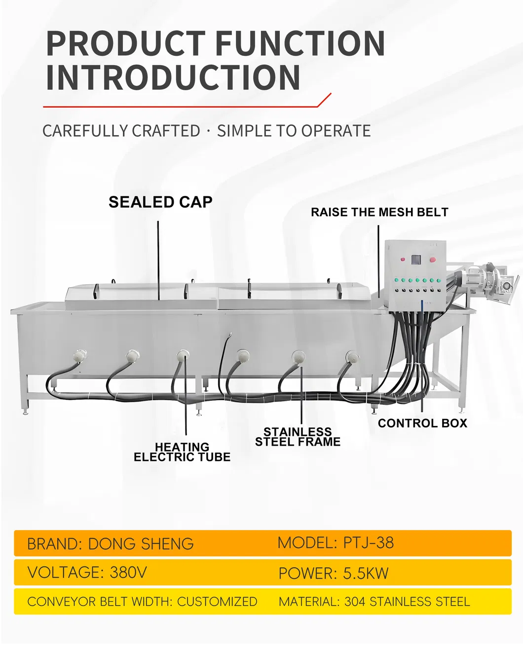 Steaming Boiling and Blanching Line 4