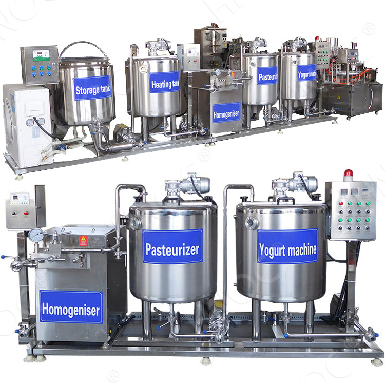 Mini Dairy Plant Process Machine Cow Pasteurized Milk Pasteurizer Small Scale Yoghurt Production Pasteurization Line