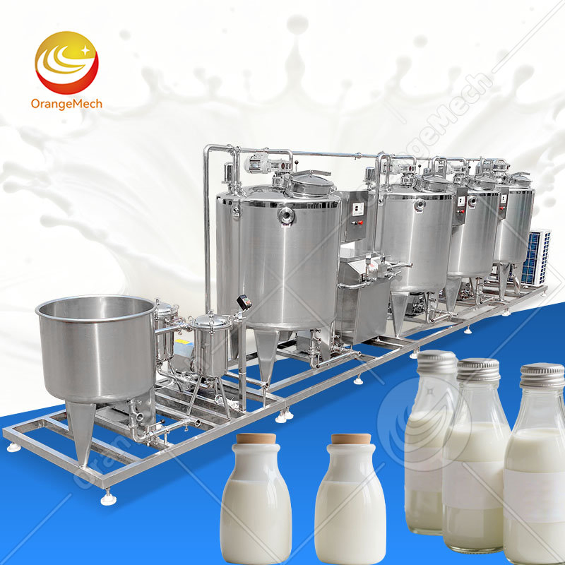Mini Milk Process Dairy Product Pasteurized Fresh Milk Making Production Line Price of Milk
