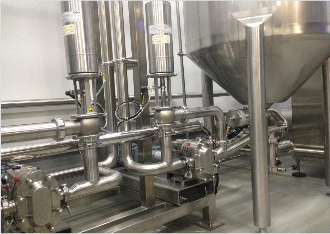 Fruit Puree Inline Dosing and Mixing System