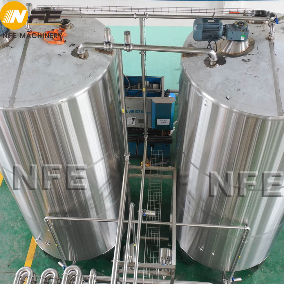 Supply Automatic Beverages Mixing and Batching System with Pasteurizer and CIP System Juice Milk Blending Mixing Tanks Batching Process Equipment Made in China
