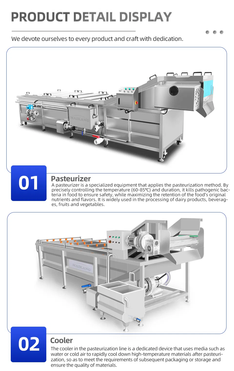 High Quality Low Temp Bagged Food Sterilizer Equipment Continuous Cooling Drying Snacks Udon Pickles Ketchup Pasteurizer Line