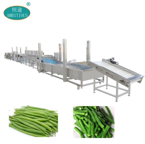 Spinach Processing Line Bubble Washing Drying Blanching and Cooling Line