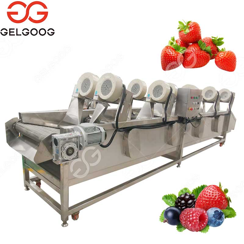 IQF Food Processing Machine IQF Frozen Strawberry Vegetable Fruit Freezing Processing Machine Frozen Fruit and Vegetable Production Line