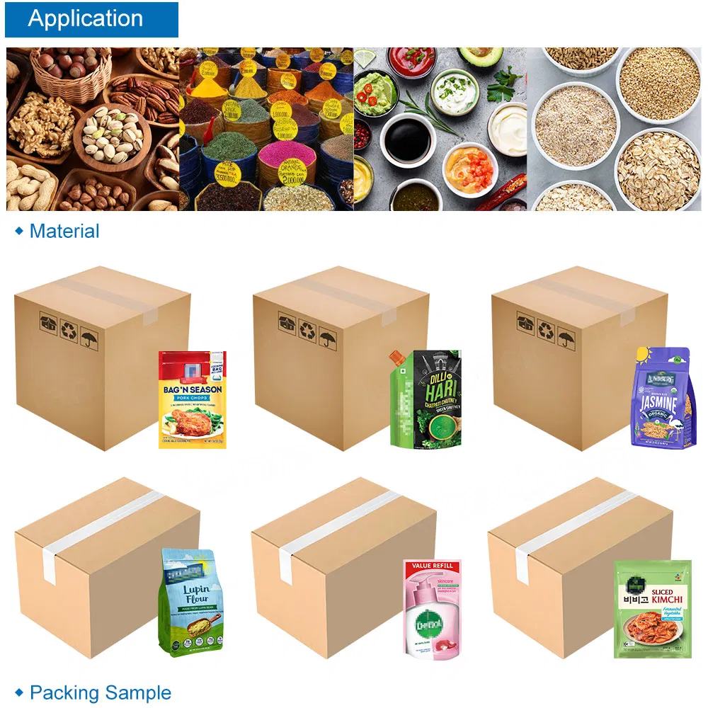 Full Automatic Packing System (Doypack Machine+Parallel Robot Carton Packer+Palletizing System)