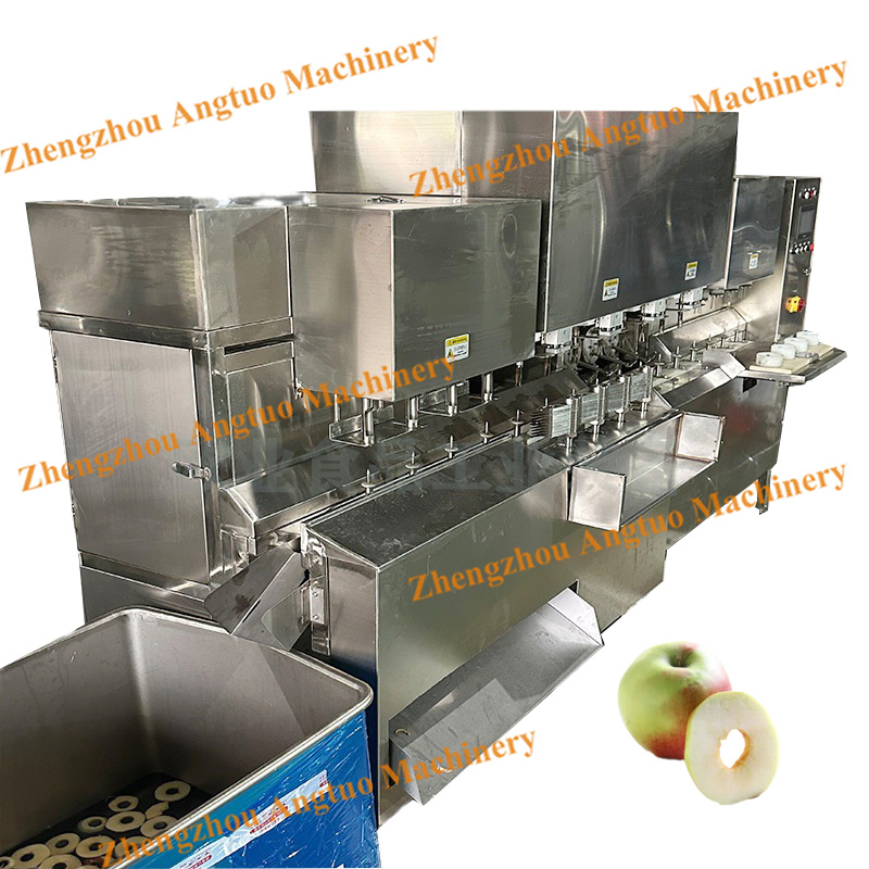 Fruit Core Removing Slicing Machine Apple Peeling Coring Pitting Cutting Machine