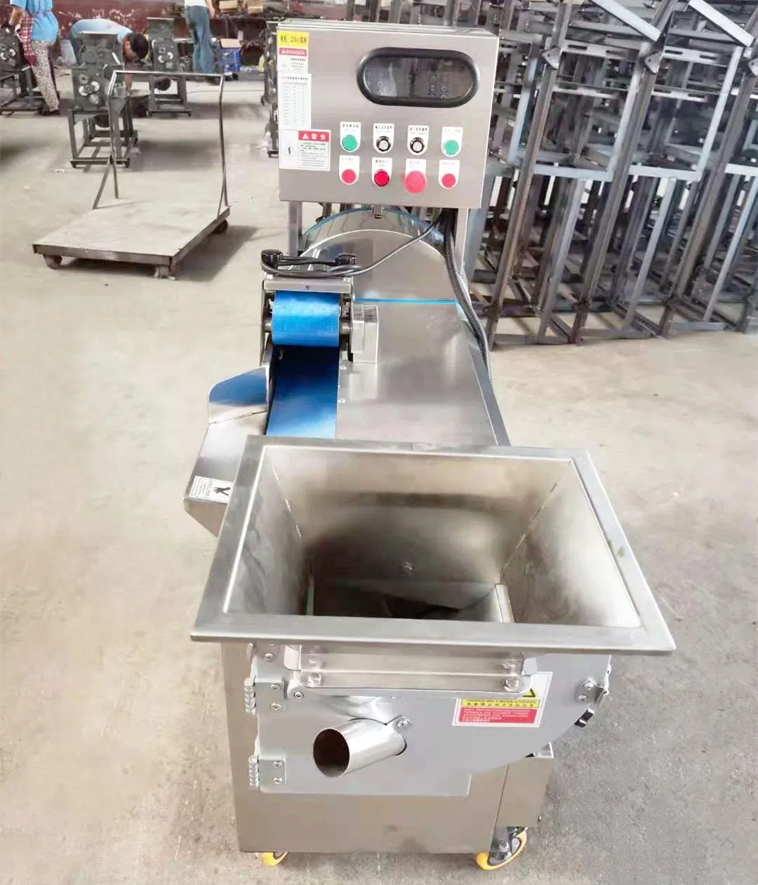 Multi-Functional Vegetable Slicing Dicing Shredding Machine Stainless Steel Vegetable Cutting Machine