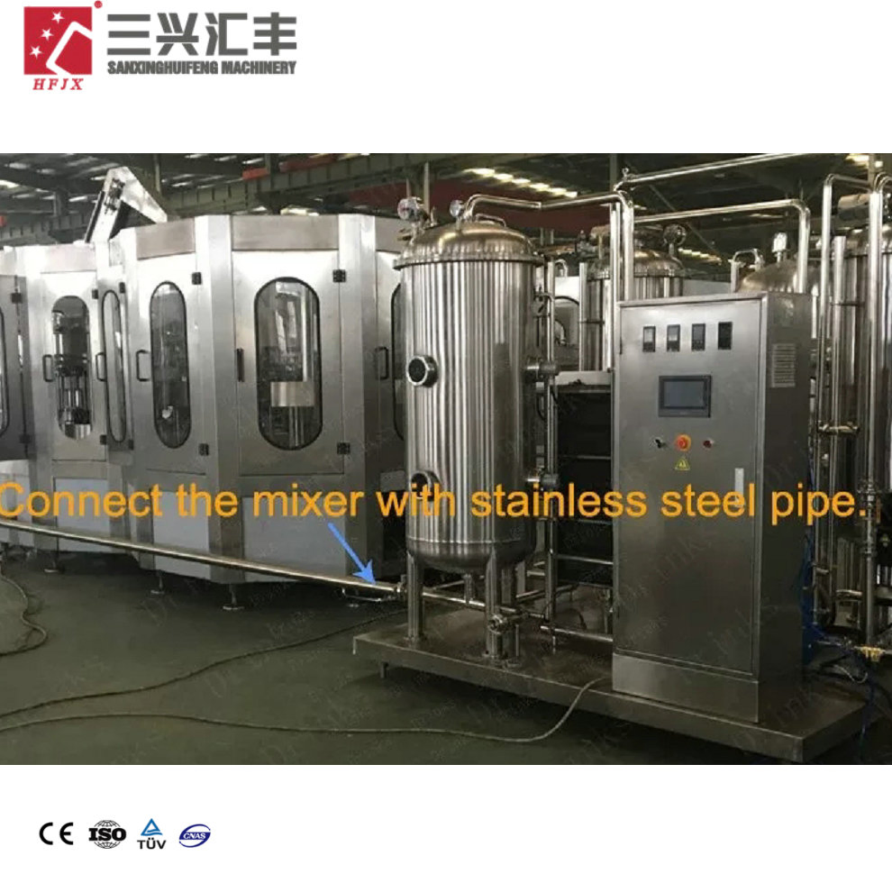 Automatic Carbonation Carbonator CO2 Soft Beverage Mixer Carbonated Drink Mixing Machine