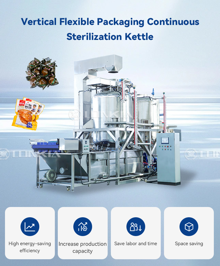 Advanced Vertical Flexible Packaging Continuous Sterilization System for Food Safety