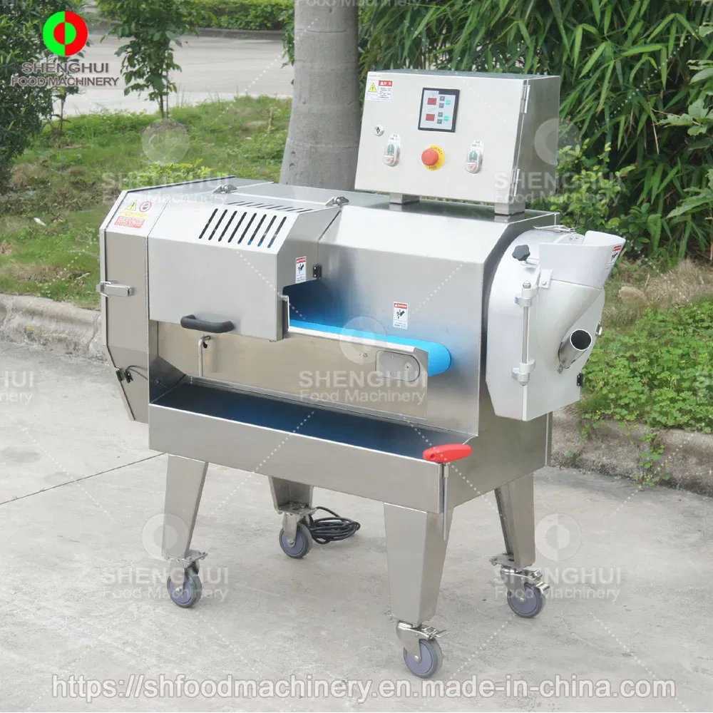 Automatic Fruit Cutting Equipment Root Vegetable Slicing Machine Taro Dicing Machine Potato Shredder Kitchen Equipment Leafy Vegetable Cutting Machine