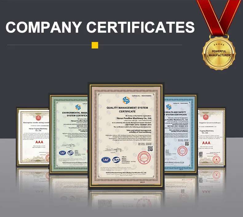 Quality Certifications