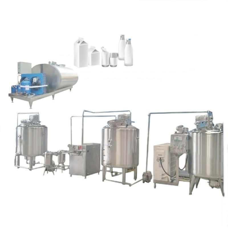 Cheap Price 1000L/H Pasteurized Yogurt Making Plant Uht Milk Processing Line Evaporated Condensed Milk Production Line