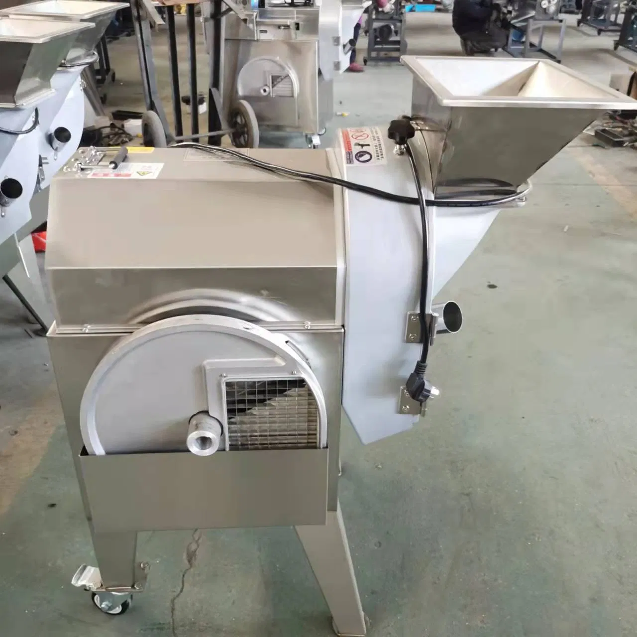 Industrial Vegetable Potato Dicing Shredding Machine Onion Cuts Cabbage Carrot Cutting Machine