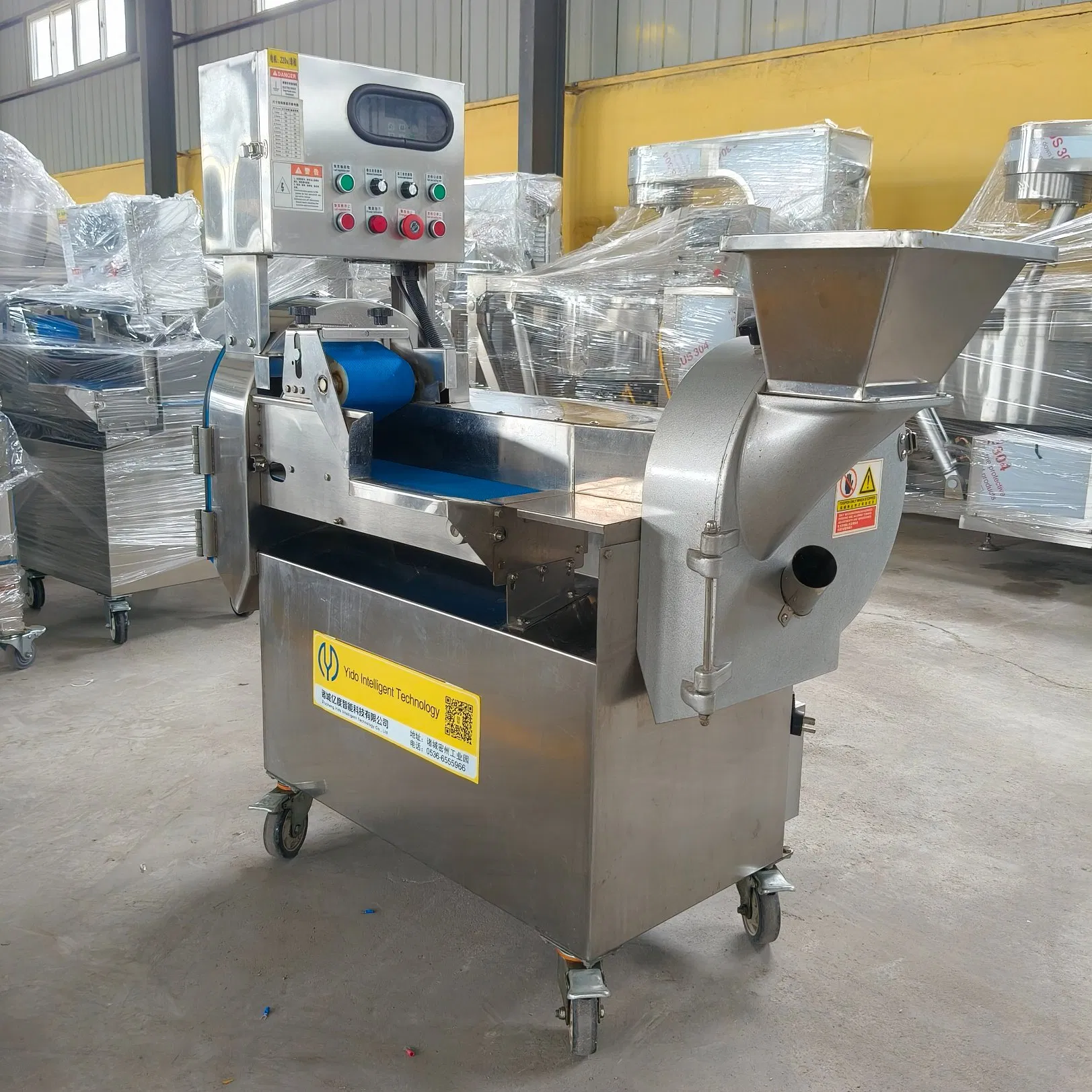 Commercial Fruit Vegetable Salad Processing Machine Salad Vortex Potato Peeling Cleaning Cutting Machine Salad Production Line