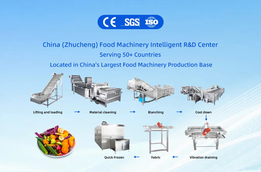 Automatic Frozen Vegetable Processing Line
