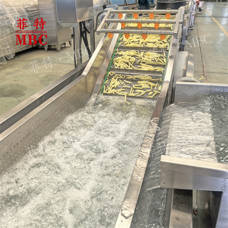 Fully Automatic Industrial Frozen French Fries Machine Snack Food Processing Production Line for Potato Factory