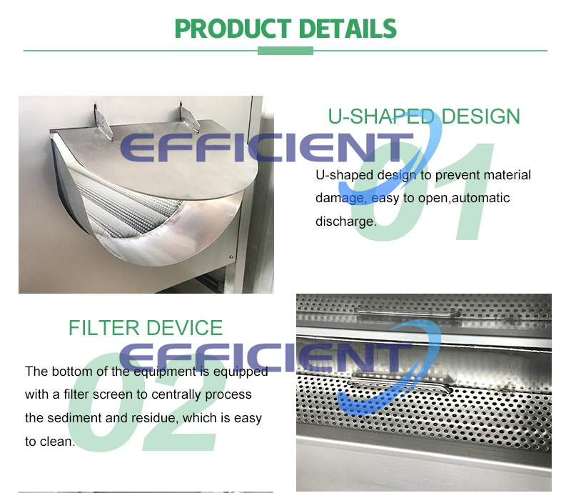 New Vegetable Automatic Sweet Cassava Cleaning Ginger Washer Potato Peeling and Washing Machine