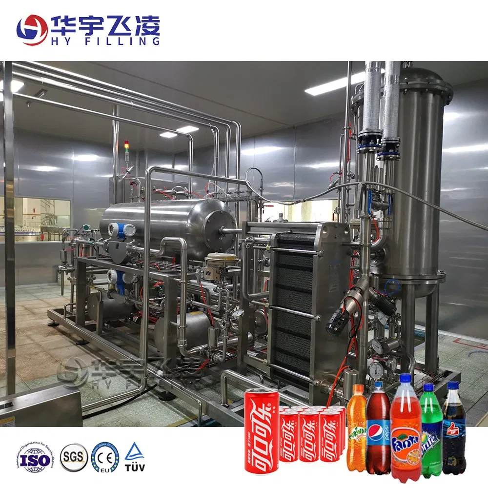 Mesure 30 Years Factory Brand Hfyl 3000L 6000L 20000L Beverage Drinks Mixer Mixing and CO2 Carbonator Carbonation Machine