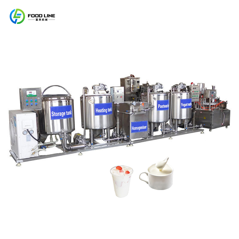 Multifunctional Integrated Yogurt Production Line with Fermentation and Filling System