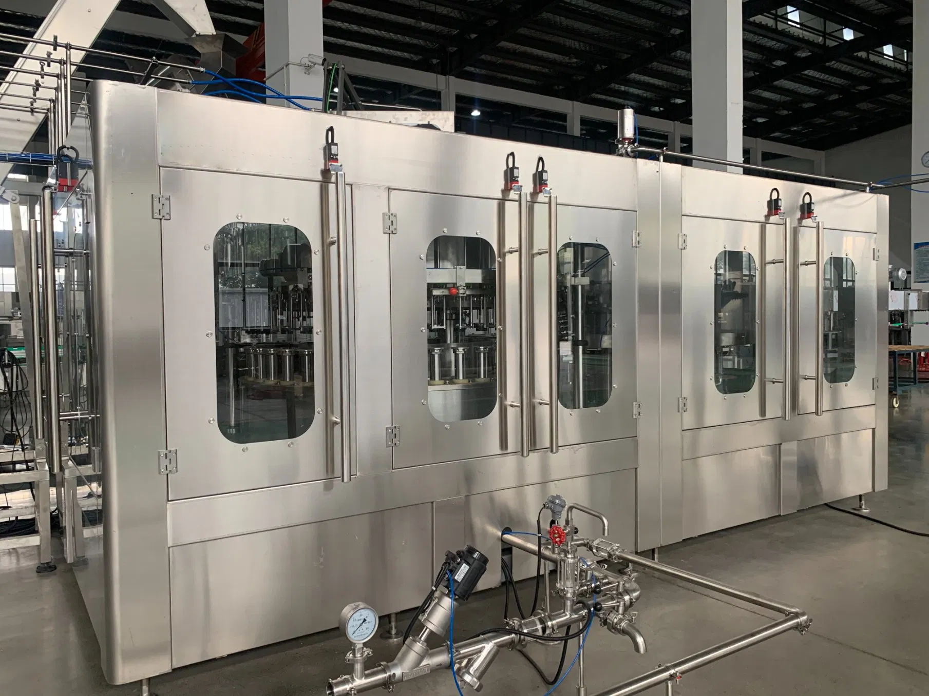 Fully Automatic Carbonated Beverage Liquid Soft Energy Drink Carbon Mixing and Carbonation Machine