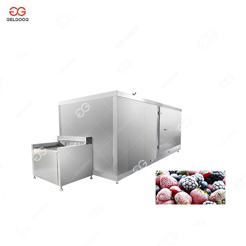IQF Food Processing Machine IQF Frozen Strawberry Vegetable Fruit Freezing Processing Machine Frozen Fruit and Vegetable Production Line