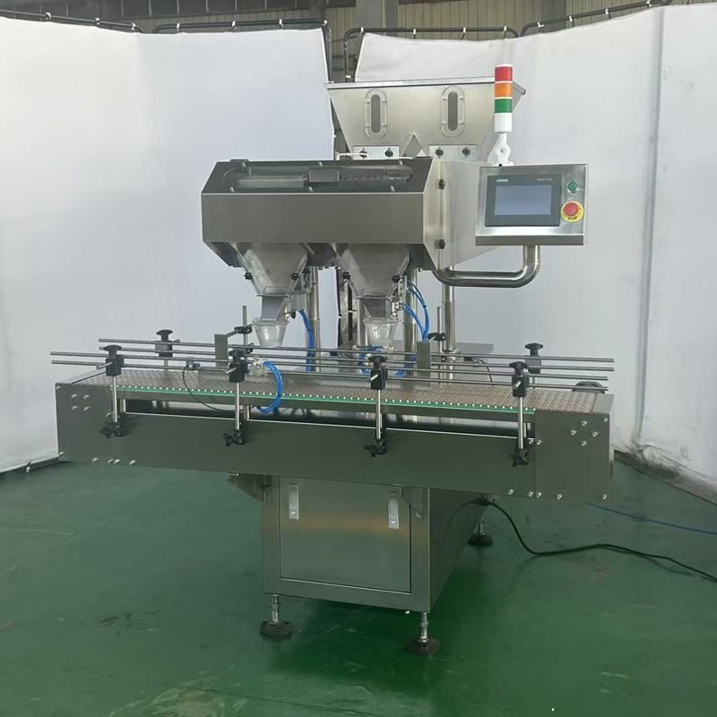 Dust-Free Enclosed Tablet Counting System with Checkweigher for Coated and Friable Tablets