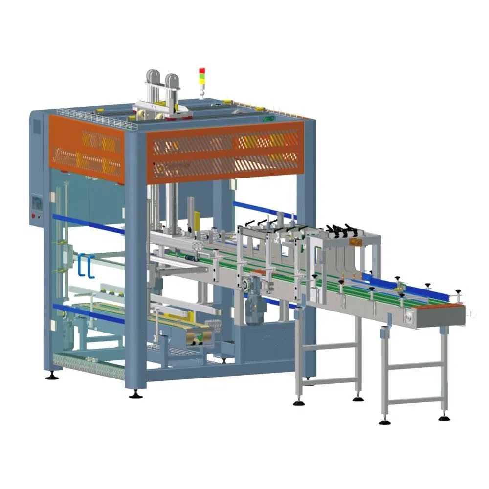 Top Load Case Packing System for Juice, Water, and Soda Bottles