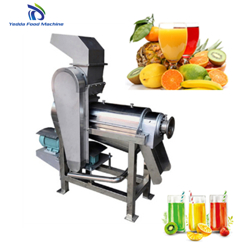 Automatic Fruit Screw Juice Extracting Machine Fruit Puree Pulping Machine