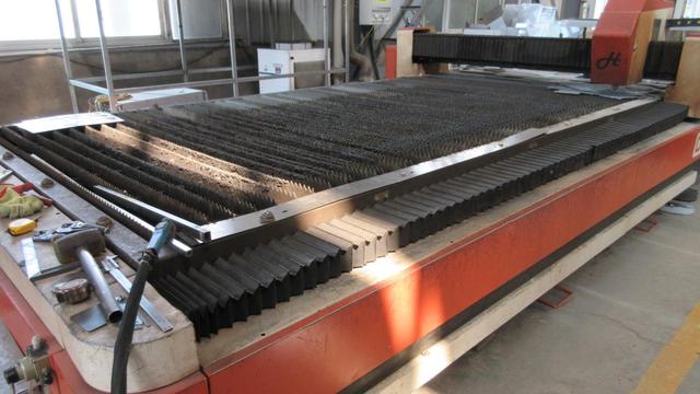 Close-up of CarniTe Machinery food processing equipment components and mechanisms