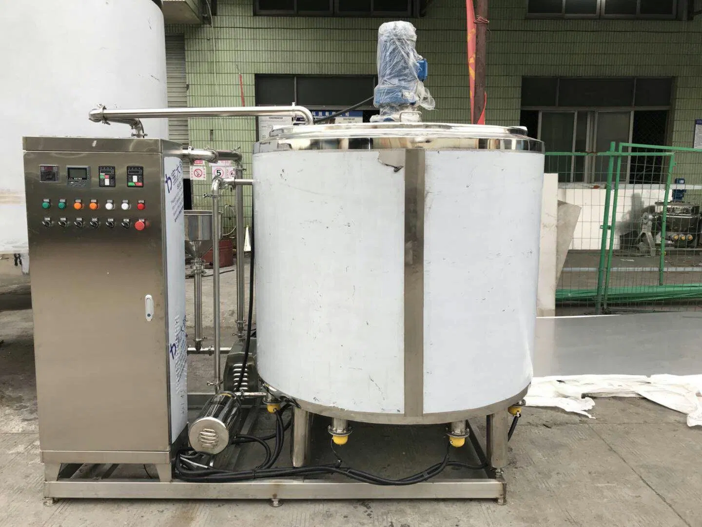Food Grade Batch Stainless Steel Tank System