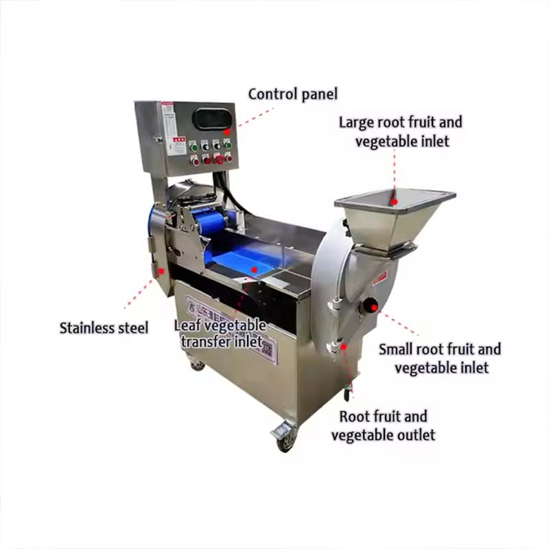 Industrial Commercial Potato Chip Cutter Slicer Fruit and Vegetable Cutting Slicing Machine for Onion Ginger Cabbage Cucumber Taro Cassava Processing