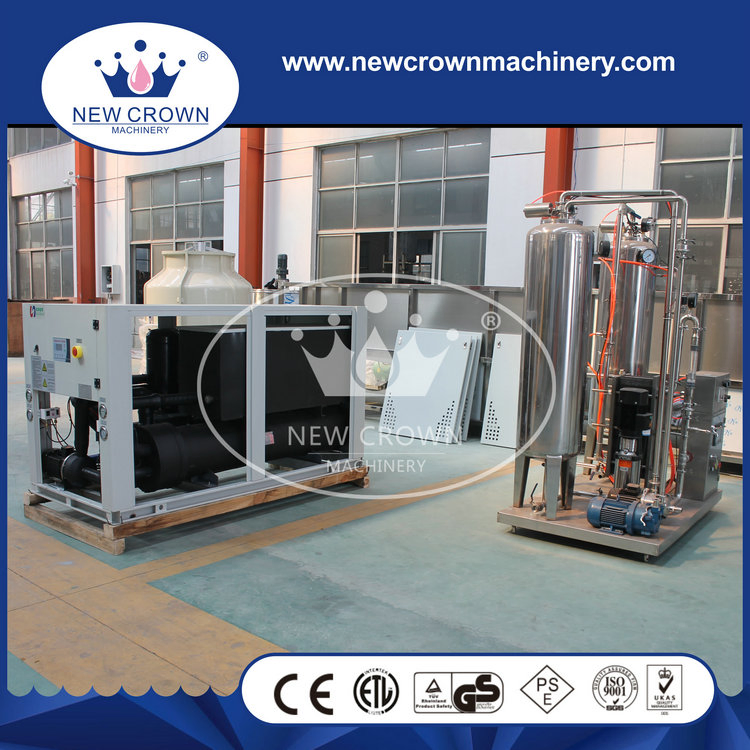 Three Tank Carbonated Drink Carbonation Mixing Machine