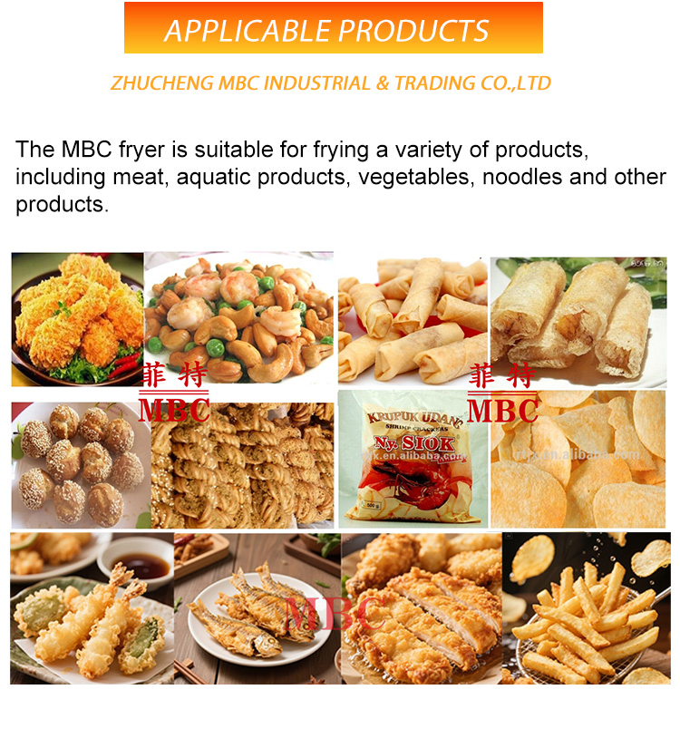 China Famous Brand MBC Factory Price OEM Customized peeling cleaning and drying &nbsp;frying Vegetable Fruit Food Equipment
