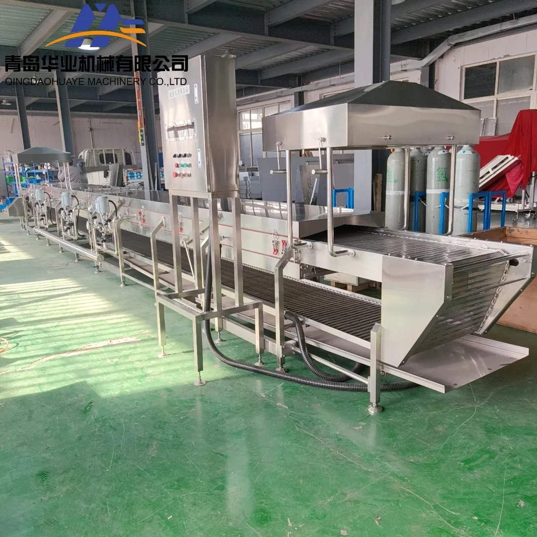 Tunnel-Type Blanching and Steaming Machine