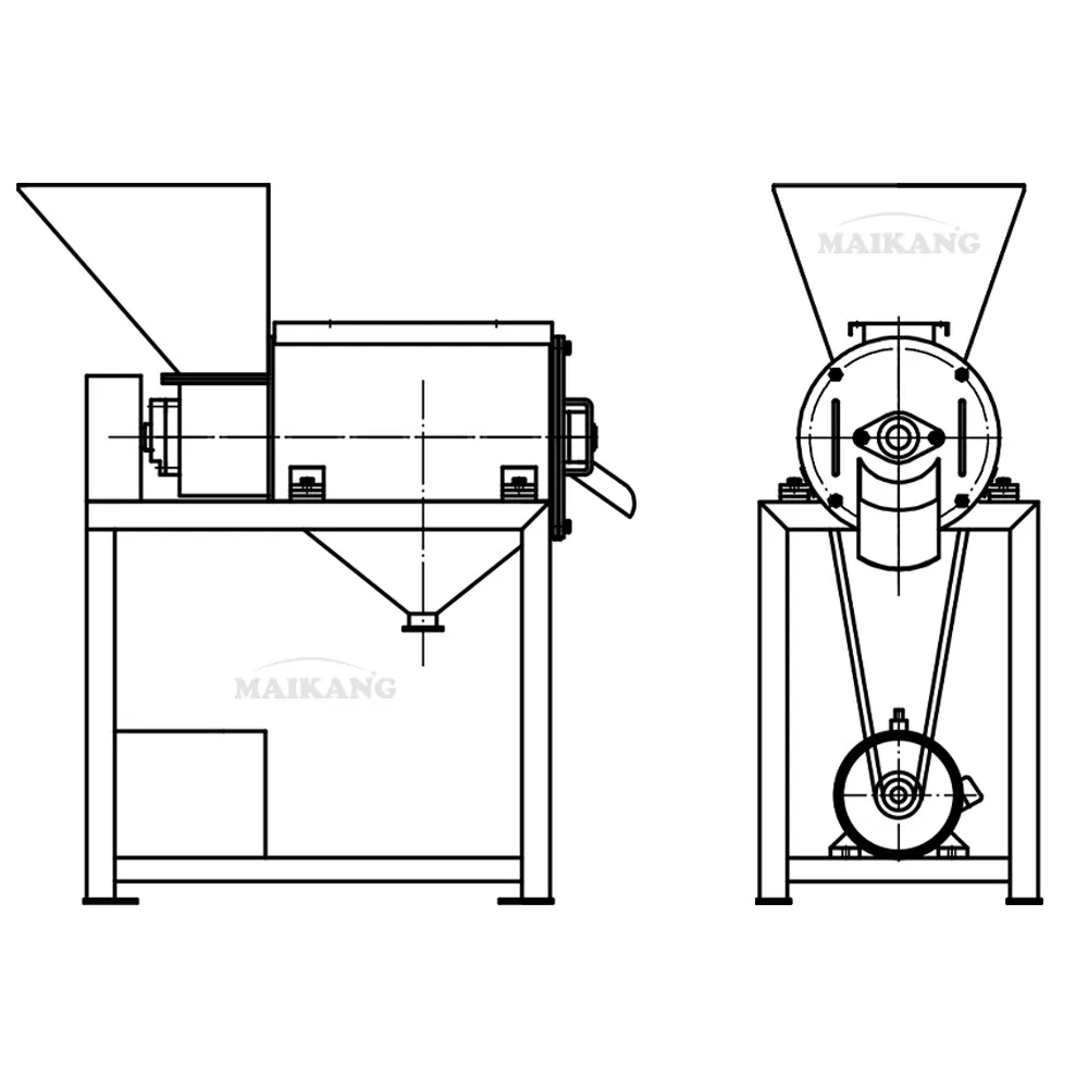 Professional Fruit Pulping Equipment Industrial Juicer Tomato Mango Apple Avocado Juicing Machine